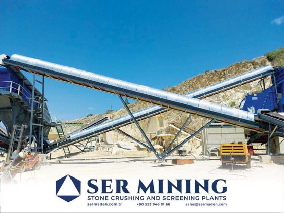 固定式一次衝撃破砕スクリーニングプラント