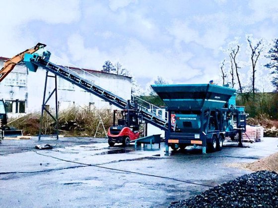 30立方/小时移动混凝土搅拌站