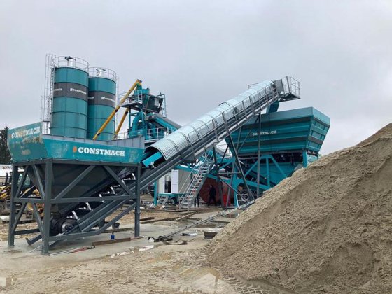 60立方移动混凝土搅拌站