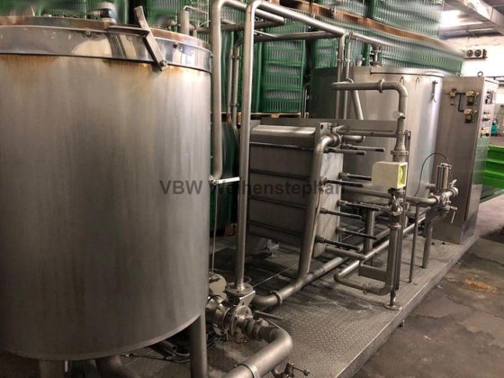 Flash pasteuriser