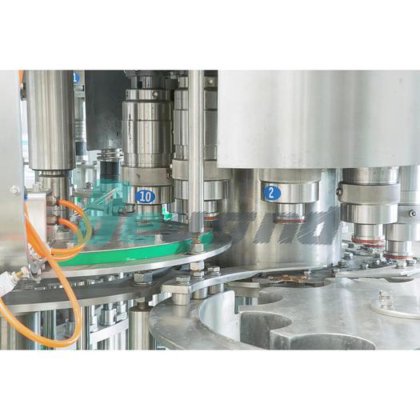 高效全自动矿泉水清洗灌装旋盖包装机