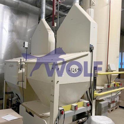 袋喂料站 (1) - 带有可可压榨储存容器