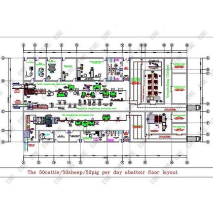 现代设计的日屠宰牛屠宰场屠宰机械 牛肉屠宰场设备 奶牛屠宰机