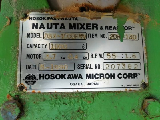 1990 ホソカワミクロン DBX-1000RMW