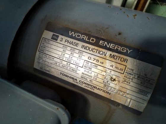 ［东芝] 减速电机 无型号