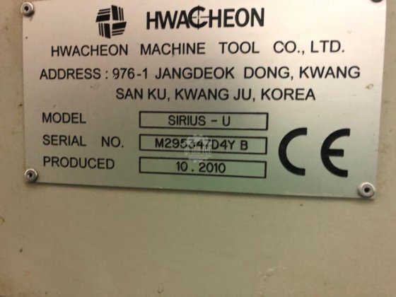 2010 HWACHEON SIRIUS-U