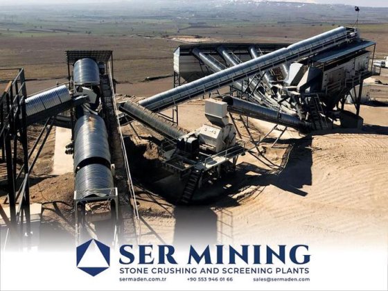 衝撃破砕スクリーニングプラント固定450tph