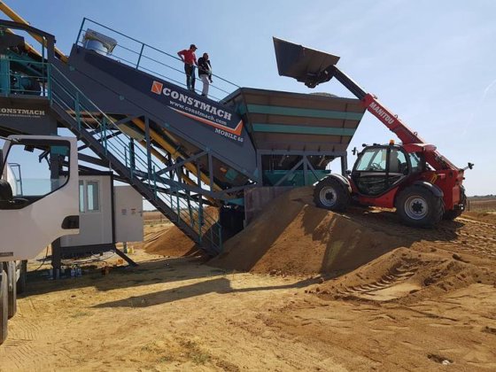 60立方米/小时混凝土搅拌站