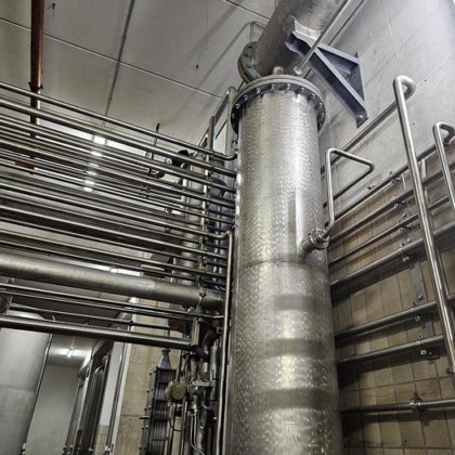 ジュース濃縮工場