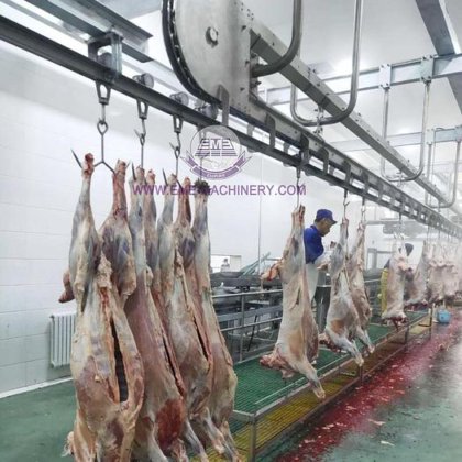 羊肉清真屠宰场全套绵羊屠宰线设备，附带山羊屠宰机