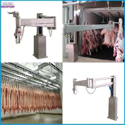专业肉类屠宰设备 液压胴体机械臂提供 奶牛屠宰机 肉类装载机械