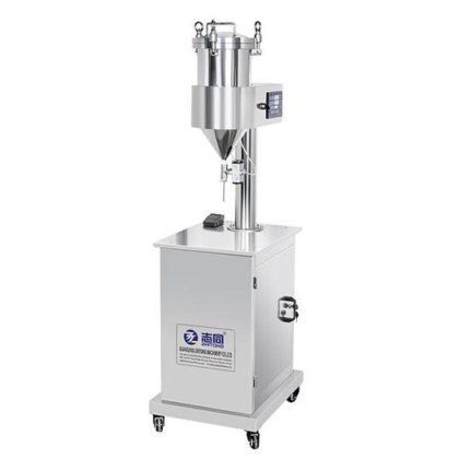 智通气动半自动睫毛膏/唇彩/指甲油灌装机单喷嘴