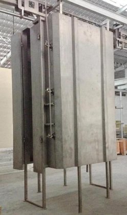 用于屠宰设备的每小时 100 头牛屠体自动清洗机