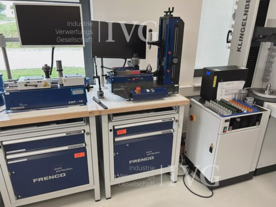 Double flank gear testing machine