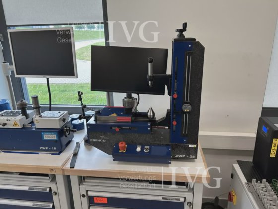 Double flank gear testing machine