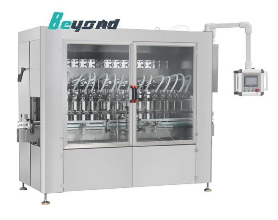 用于食用油生产线的全自动食用油瓶灌装包装机