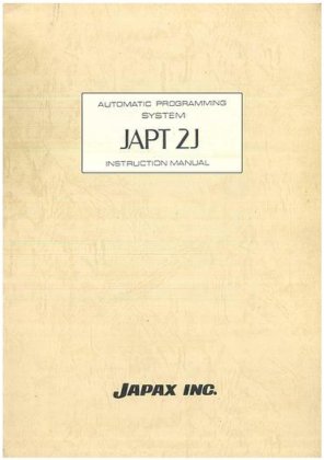 Manual for Used Japax Automatic