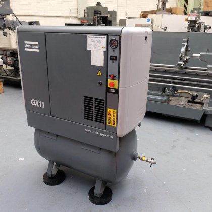 2003 ATLAS COPCO GX11 Rotary Screw Air Compressor in United Kingdom