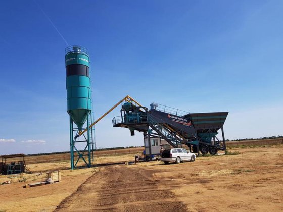 60立方米/小时混凝土搅拌站