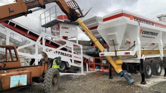 卧式移动水泥仓