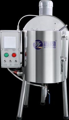 智通公司的半自动和全自动彩色化妆品机总结出唇膏生产线机器