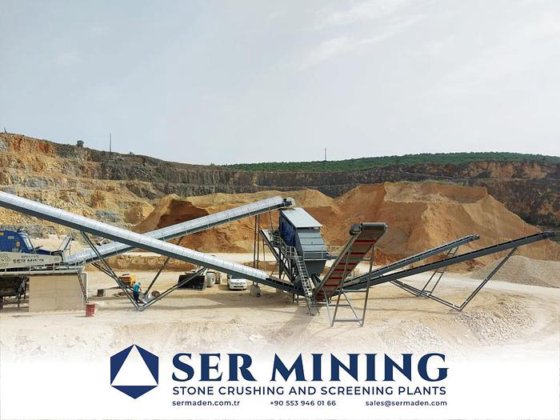 骨材処理用固定式一次衝撃破砕機およびスクリーニングシステム