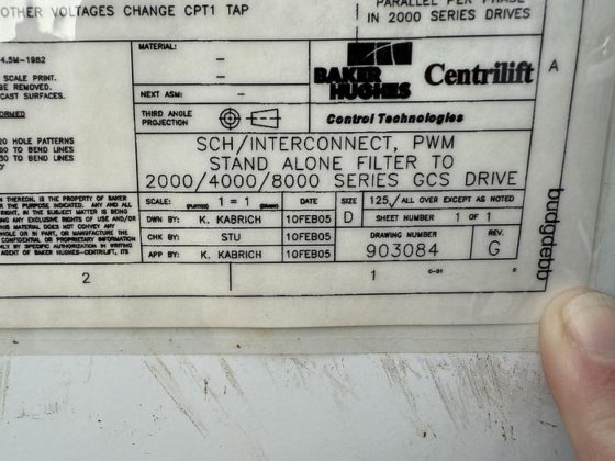 Variable Frequency Controller by Baker