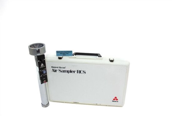 Biotest Hycon Air Sampler RCS 940015 Analog w/ Impeller Drum, Blade ...