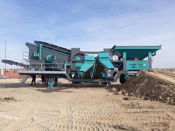 移动筛分和清洗设备