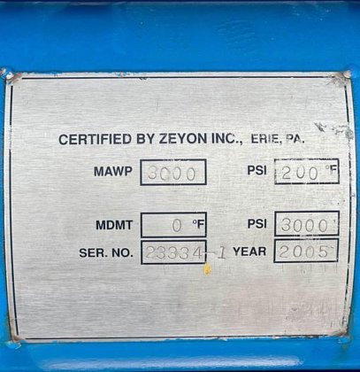Hydro-Pac 氦气储存系统 15,000 psi