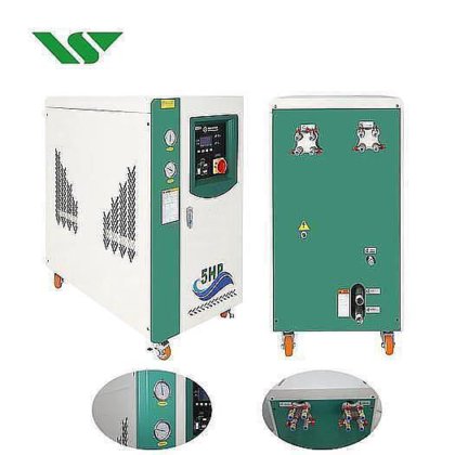 注塑生产线水冷式冷水机 5 马力 15 马力塑料工业水冷式冷水机价格