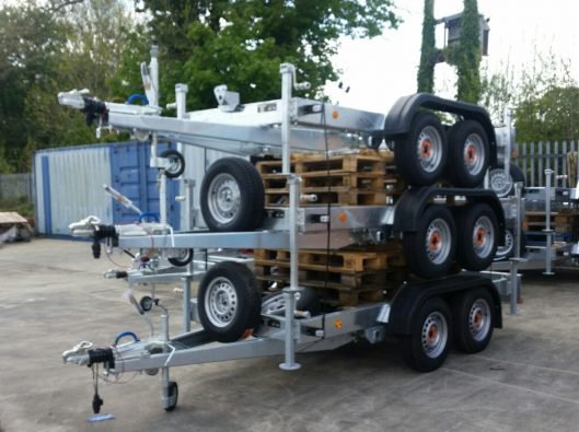 2700kg発電機用ノットトレーラーシャーシ