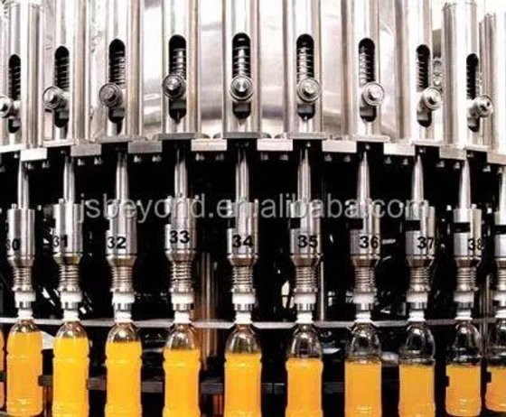 全自动果汁液体清洗灌装旋盖机