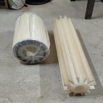 歩く押しの人工的な泥炭の掃除機 産業設備芝生の掃除機の組合せフィルターおよび集じん器