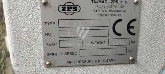 2007 TAJMAC-ZPS, a.s. MCFV 1050