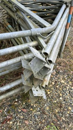 Abgehängte Gerüste