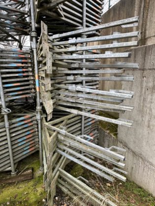 Abgehängte Gerüste