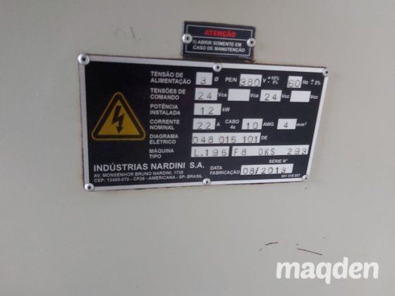 Torno CNC Nardini Logic 195