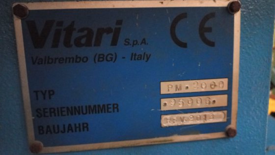 Decoiler VITARI PM-2000