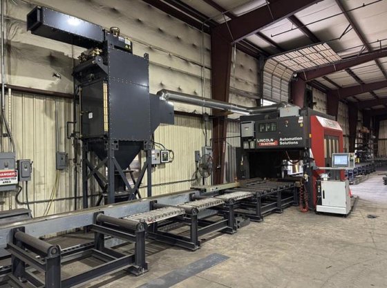 2014 Lincoln Electric Python X Thermal Coper Machine w/ Infeed ...