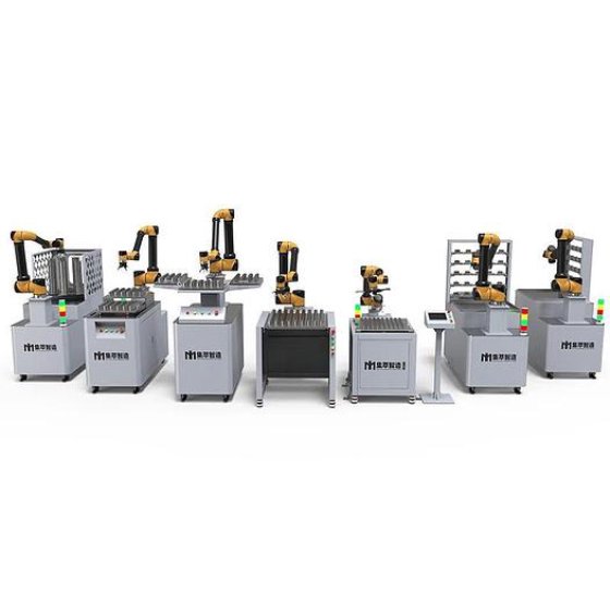 Intelligent mobile collaborative robot workbench 6 axis cnc material ...
