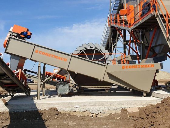 スクリューサンドウォッシャーマシン