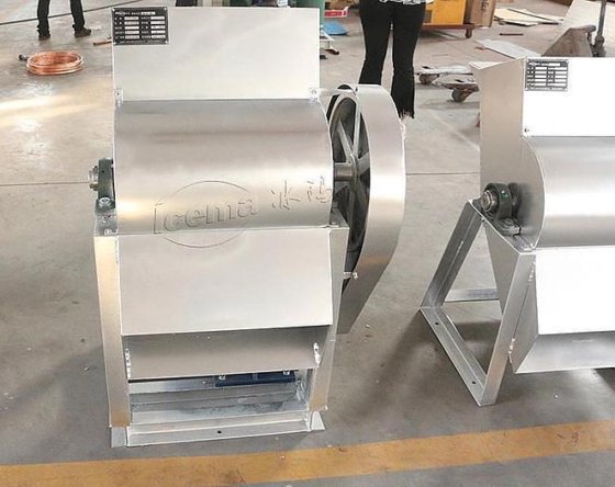 チューブ氷粉砕用ステンレス鋼304製氷機