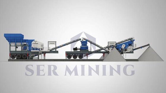 砂利生産のための包括的なモバイルジョーアンドコーン破砕およびスクリーニングシステム