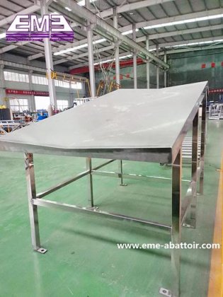 绵羊屠宰场设备 屠宰台 用于绵羊屠宰场肉类加工的山羊屠宰机械