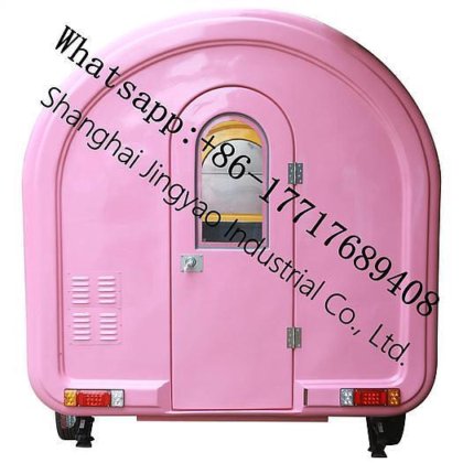 最优价格 OEM 设计移动快餐拖车定制设计食品车海滩烧烤热食售货拖车热狗薯条食品亭推车