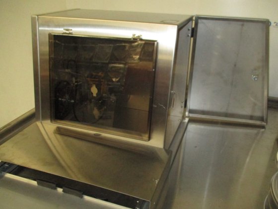 Stainless steel control panel frame