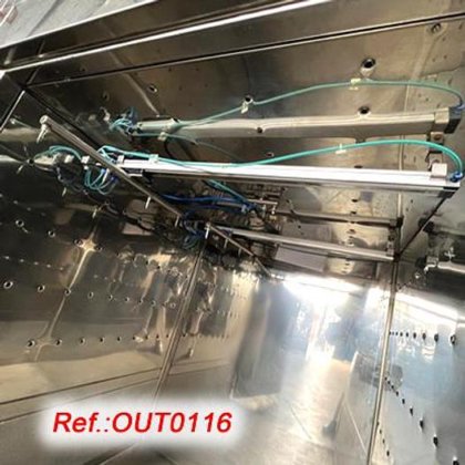 空中パレット洗浄用ステンレス製キャビン「GLATT LABORTECNIC」