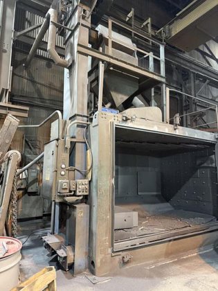WHEELABRATOR 96" SWING TABLE SHOT