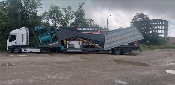 移動式コンクリートバッチングプラント